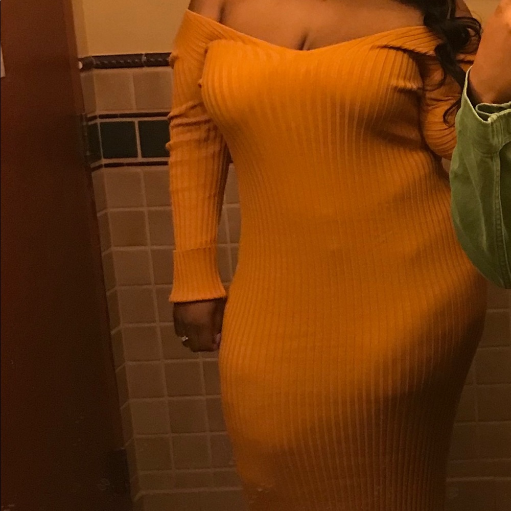 Off the shoulder party dress